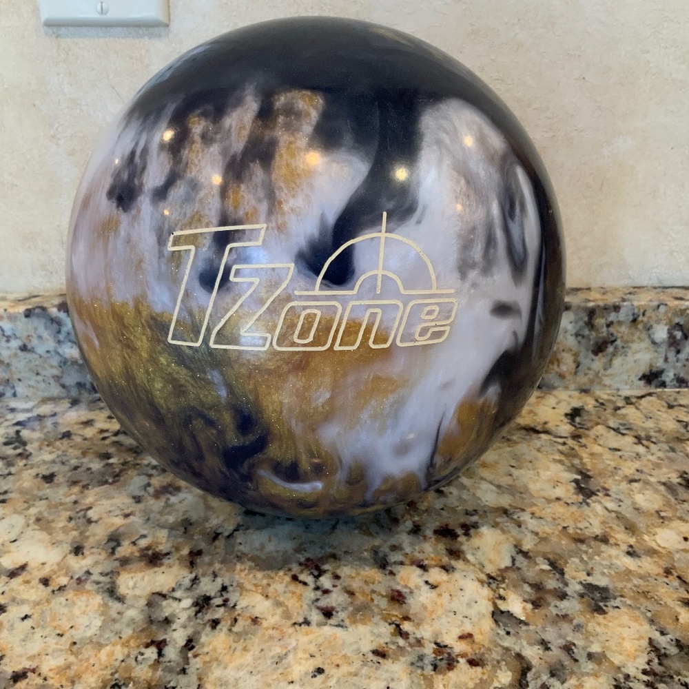 13lb Bowling Ball Brunswick Tzone Gold Envy
